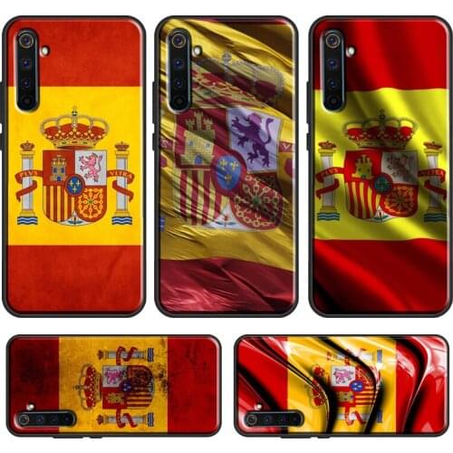 Spain Spanish Flag For OnePlus 9 Pro 8 7T 8T Nord Phone Case For OPPO Realme 8 6 7 Pro Q3 C3 C11 C15 C21 GT