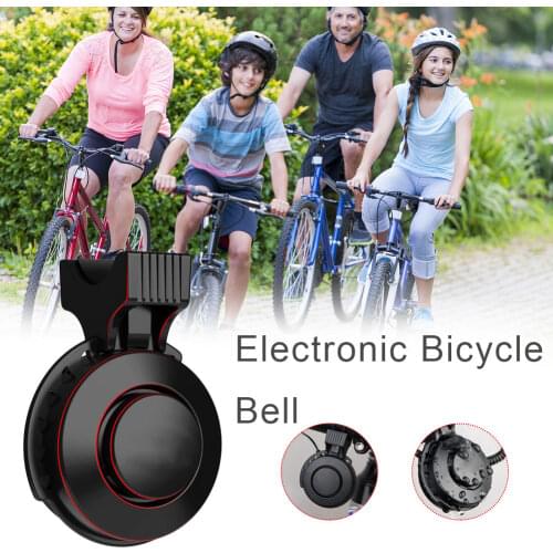 130db Electric Horn Rechargeable Whistle Car Mountain Waterproof Bell Anti-Theft Bicycle Accessories Cycling Accessories