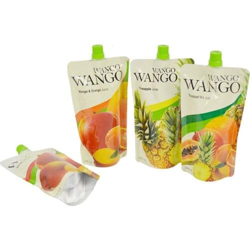 Ferimo 100pcs Pure aluminum self standing liquid drink 250ml fruit juice Jelly beverage and food intake packing bag storage bags