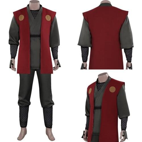 Anime Jiraiya Cosplay Costume Headband Belt Pants Outfits Halloween Carnival Suit