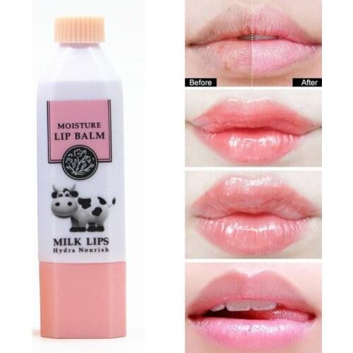 Beautiful Girl Milk Moisturizing Lip Balm Lip Protector Lipstick Moisture Lip Balm Long Lasting Nourish Protect Lips Labial Balm