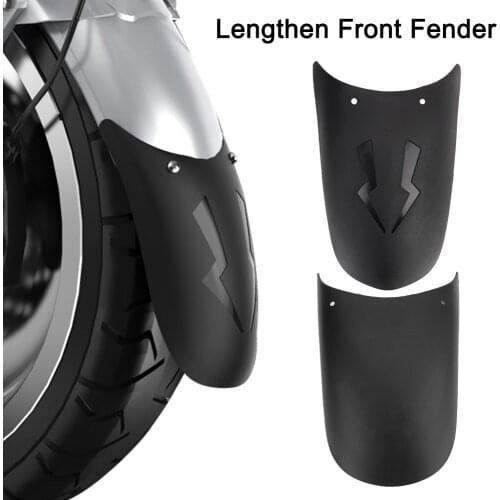 LEEPEE Rear and Front Wheel Extension Fender For Motorcycle Lengthen Front Fender Mudguard Splash Guard