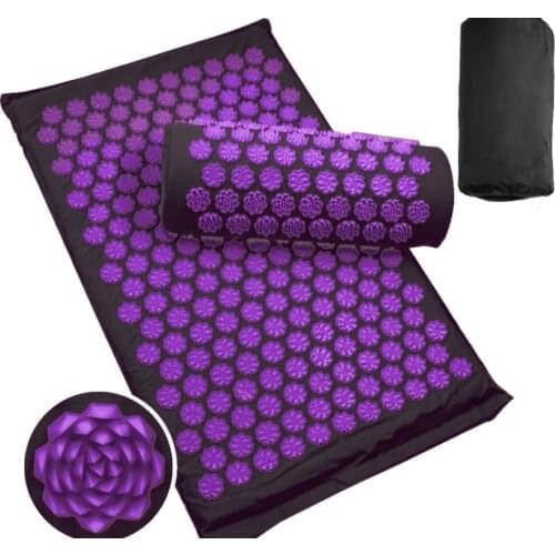 Triangle Buckle spike Set Acupuncture Massage Cushion Back Foot Pain Reduce Pression Mat Accupressure Mat Masaje De Acupuntura