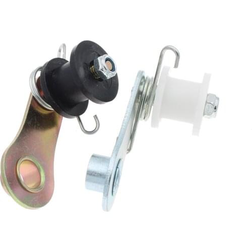 1Pcs Chain Pulley Tensioner Roller Slider Guide Clip Spring Bracket Kit for Dirt Pit Mini Bike ATV Motorcycle Scooter
