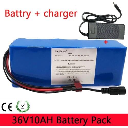 36V10Ah Lithium Battery Pack 10S3P For 42V Electric Bicycle 350W 500W Engine Or Motorcycle Scooter With 15A BMS High Power