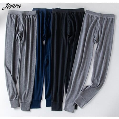 Autumn Men Thermo Pants Cotton Male Thermal Pants Breathable Thermal Underwear Winter Warm Thermo Underwear Long Johns Clothes