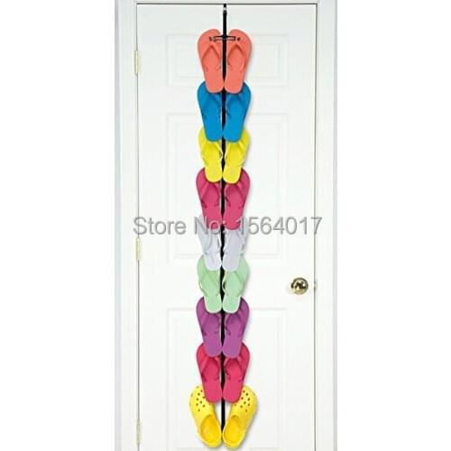 Plastic Flip Flop holder Plastic shoe display hanger sandal display holder flip flop display organizer