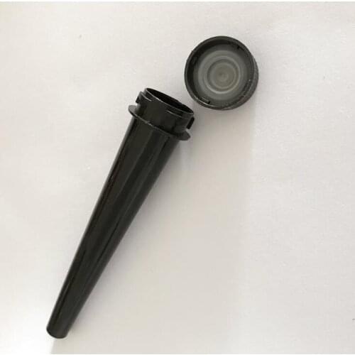 Pre roll joint packaging 98mm 120mm PLASTIC Conical TUBEs Packaging moonrock Preroll Pre-rolled tube With CR lids #189