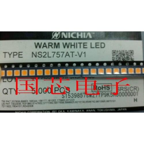 NICHIA Middle Power LED 0.63W 3030 3000K Warm white NS2L757AT-V1 Lighting Application