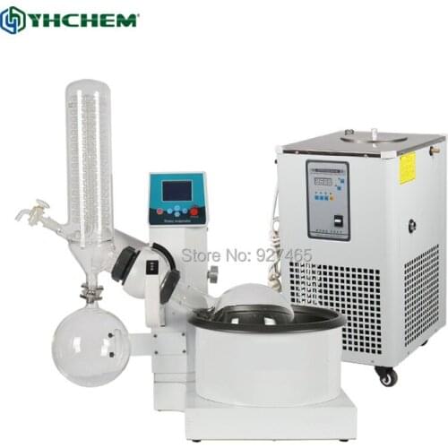 YHChem Factory Price 3L Thin Film Rotary Evaporator Distiller with Chiller