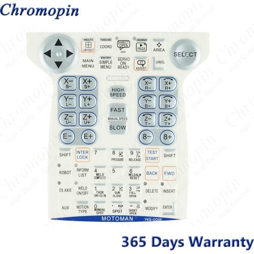 YKS-005E Membrane Film for Yaskawa MOTOMAN DX100 Robot Teach Pendant Membrane Overlay Foil Film