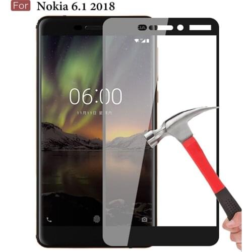 Protective Glass For Nokia 6.1 2018 Screen Protector Tempered Glass For Nokia 6/6.1 2018 TA-1068 TA-1050 TA-1043 TA-1045 9H 2.5D