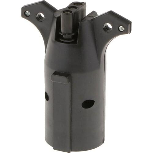 7-Way Truck Boat Car Round Blade Trailer Wiring Towing Adapter remorque adaptateur Car Electronics Accessories