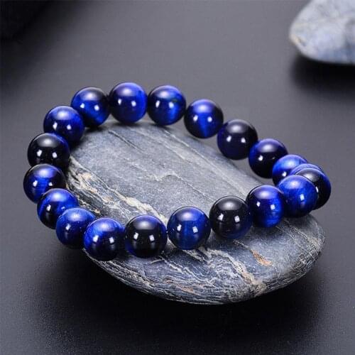Beaded Bracelet Natural Gemstone Mala Bracelet 8Mm Bead Sutra Wrist Monk Meditation Healing Pray Bless Unisex Hot V2J9