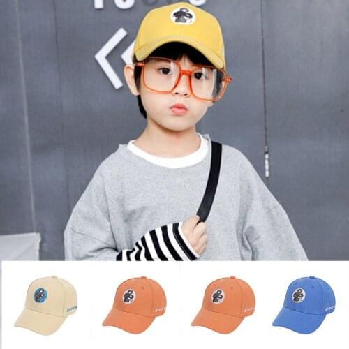 Children Cute Cartoon Mouse Embroidery Adjustable Cotton Breathable Baseball Cap Boys Sports Cap Girls Seasons Outing Sun Hat