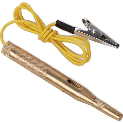 Diagnostic Tools DC 6V 12V 24V Copper Auto Car Light Circuit Tester Lamp Voltage Test Pen Detector Probe Light System Test Tool