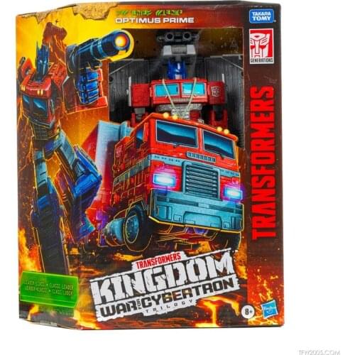 18cm Hasbro Transformers Toys Siege Kingdom Series L-Class V-Class Tyrannosaurus Optimus Primal Cyclonus Action Figure Model