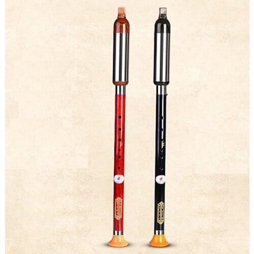 Bawu vertical blowing ebony shaft detachable F/G tone good sound flute ba wu music instruments