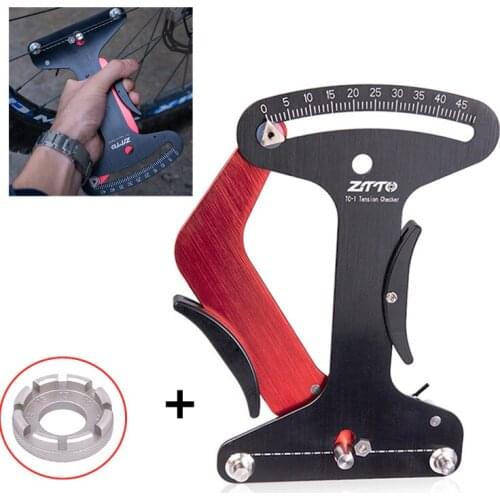 Bike Indicator Attrezi Meter Tensiometer Bicycle Spoke Tension Wheel BuildersTool Cycling Spoke Tension Meter Measurement Tool
