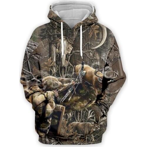 Tessffel Hunter Animal Camo Fashion Tracksuit 3D Print Hoodie/Sweatshirt/Jacket/Mens Womens colorful casual Harajuku s-10