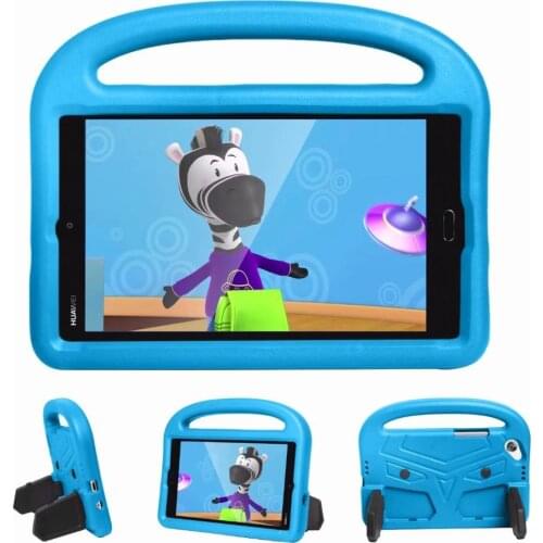 MatePad T 8 Shockproof Kids Safe Handle Stand Tablet Cover For Huawei MatePad T8 8.0 inch Kobe2-L03 KOB2-L09 EVA Case + Pen