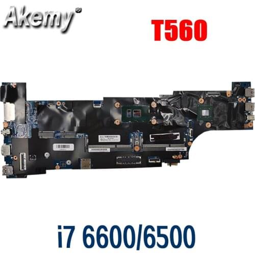 For Lenovo ThinkPad T560 laptop motherboard with CPU i7 6600/6500U with 2GB GPU tested 100% work FRU 01ER009 01AY336 01AY319
