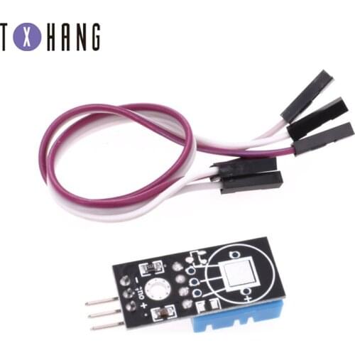 DHT11 Temperature And Relative Humidity Sensor Module For Arduino Digital Output Doupont Cable 5V diy