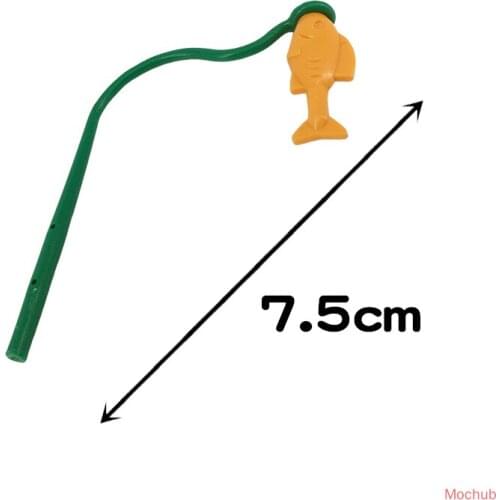 [MOC Hub] 6PCS Whip Fish Building Blocks Compatible Major Brand Kids Toys 2488 64648 Early Learning Education Gifts