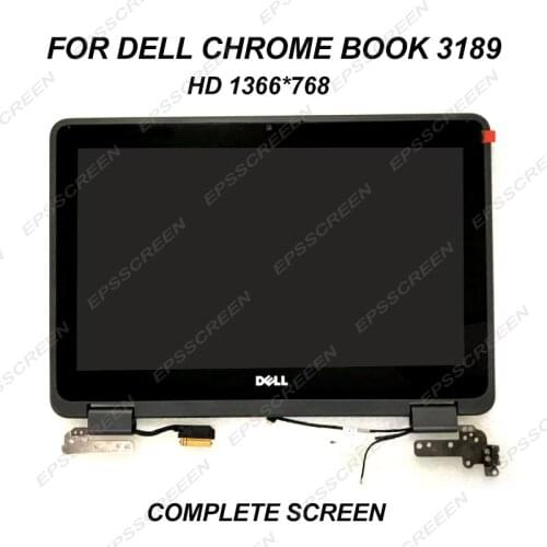 NEW 11.6" LED SCREEN REPLACE for Dell chromebook 3189 MATRIX TOUCH DIGITIZER PANEL COMPLETE TOP SET DISPLAY LCD SCREEN+ AB COVER