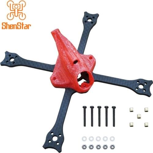 ShenStar 115mm PowerStick Carbon Fiber Frame w/ 3D Printed Canopy for 1104 Motor 3inch Propeller FPV Racing Drone DIY Quadcopter