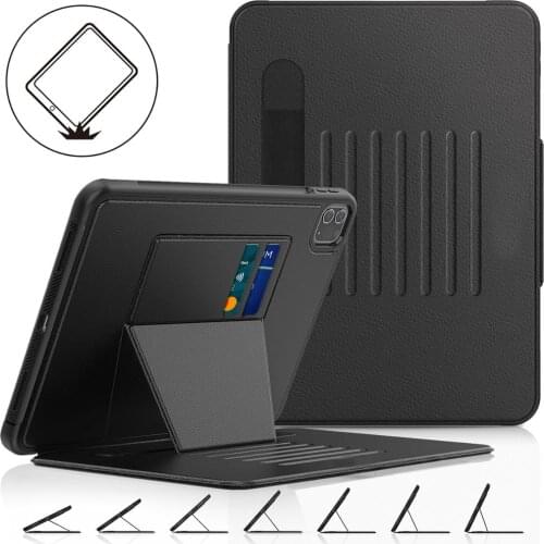 Smart Case for iPad Pro 11 2020 cases Auto Sleep&Wake Up Protective Cover with adjustable Magnetic kickstand and Pencil Holder