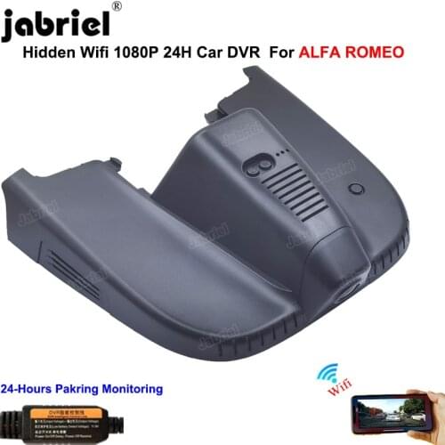 1080P Wifi Car Dvr Dash Cam Video Recorder for ALFA ROMEO Giulia Quadrifoglio GTA Veloce for ALFA ROMEO Stelvio Quadrifoglio
