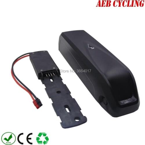 High power Lithium ion Hailong down tube 48V 12.8Ah rechargeable battery for Samebike MY-SM26 26 Inch Electric Bike with charger