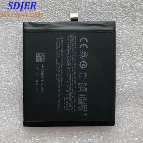 High Quality Original BT53S Battery Replacement 3000mAh Battery Parts For Meizu BT53 PRO 6S PRO 6 BT53S Smart Phone