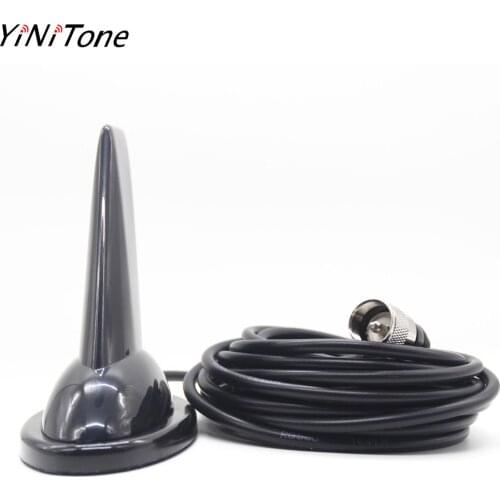 YiNiTone PL-259 Shark Fin Design VHF UHF 144/430Mhz Dual Band Antenna for QYT KT-7900D KT-8900 BAOJIE BJ-328 BJ-318 TYT BAOFENG