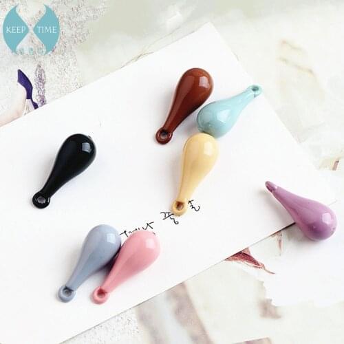 DIY handmade jewelry accessories creative drop earrings earrings pendant necklace bracelet material mark Pendant