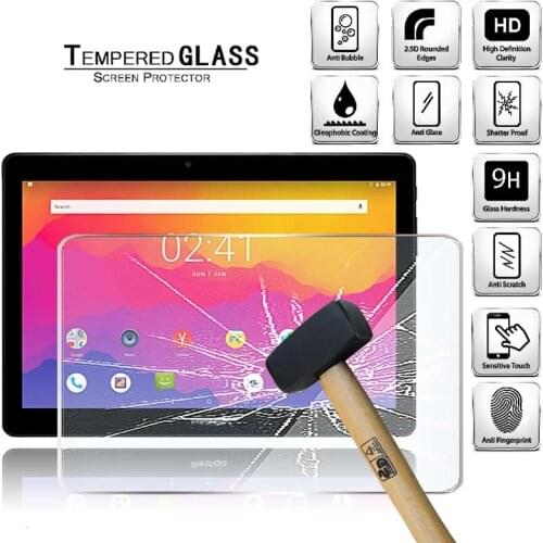 Tablet Tempered Glass Screen Protector Cover for Prestigio Grace 5771 4G Anti-Scratch Anti-Screen Breakage HD Tempered Film