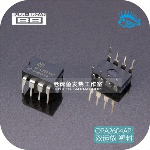 1pcs Brand new original US BB TI OPA2604AP DIP8 straight plug fever audio dual op amp upgrade 5532