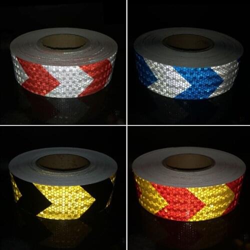 20Roll Wholesale Safety Warning Conspicuity Reflective Tape for Car-Styling Reflective Vehicle Sticker Fast shipping by Fedex