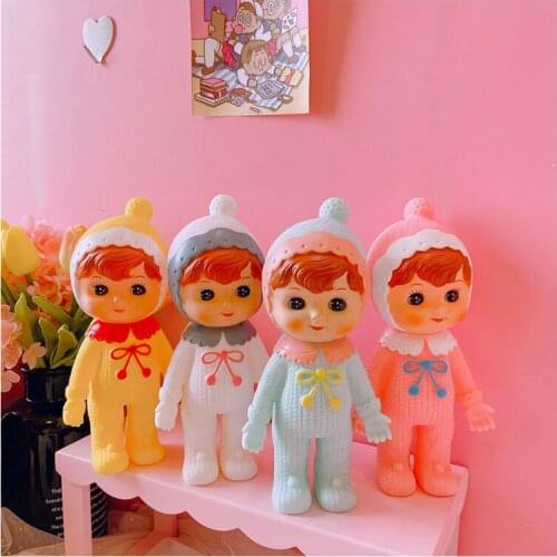 20Cm Vintage Showa Style Doll Model Ornament Cartoon Cute Fashion Figures Home Decorations Japanese Big Doll Action Figure Toys