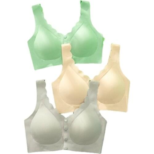 3pcs Plus Size Bras For Women Seamless Women Bra Push Up Bra Wireless Underwear