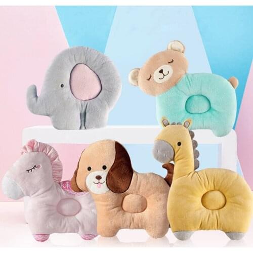 Animal pillows Baby 1PC Nursing Pillow Shaped Grooves Help Baby Fix Sleeping Position Cushion Prevent Flat Head Infant Sleep