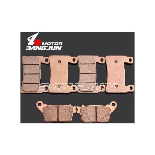 Motorcycle Front Rear Metal Brake Pads For Kawasaki ZX-6R 636 2013-2014-2015-2016