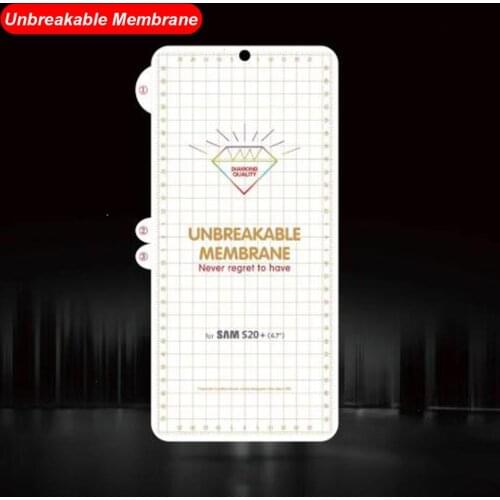 Unbreakable Membrane Film for Samsung Galaxy S21 ultra plus S8 S9 S10 plus S20 ultra Note 20 ultra Note 10+S10e Screen Protector
