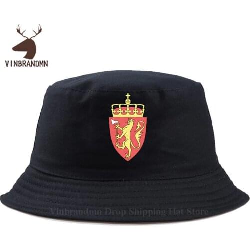 Norway Norge Bucket hat nation team sun hat cotton Baseball cap sporting Fishing hat country fitness gyms net hat Norwegian hats