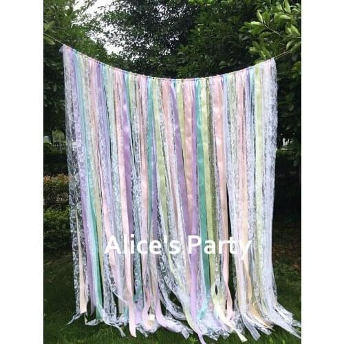 New 185cm High Unicorn Theme Party Banner Wedding Baptism Garland Bunting Bridal Dessert Table Decoration Photo Props Backdrop