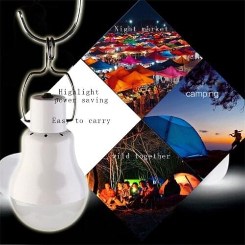 15W 150 Portable Solar Power LED Bulb Solar Powered Light Charged Solar Energy Lamp Outdoor Flashlight Camp Tent Fishing Light