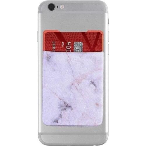 New Fashion 1PC Adhesive Sticker Cell Phone Pocket Universal Wallet Case Bus Card Business Credit ID Card Holder Pouch