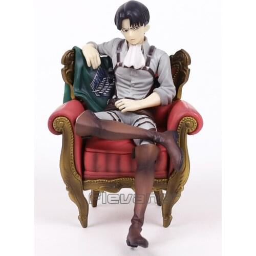 Attack on Titan Levi Ackerman Sitting Sofa Ver PVC Figure Collectible Model Toy