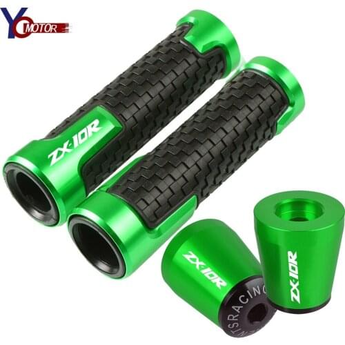 Motorcycle Handle Grip Handlebar Grips End cover Cap For Kawasaki ZX-10R ZX10R Performance KRT SE 2017 2018 2019 2020 2021 ZX10R